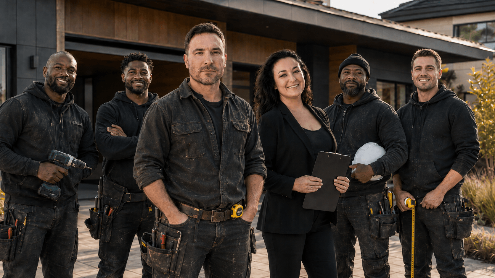 Brad and the Onyx Build Group team